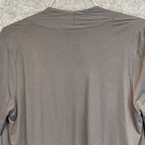 SURVIVAL Cardigan Women's Medium Gray Open Front Lightweight Long Sleeve Drape - Picture 10 of 12